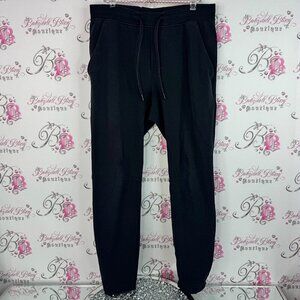 lululemon athletica sweatpants comfy cuff leg Men's Black Sweatpants